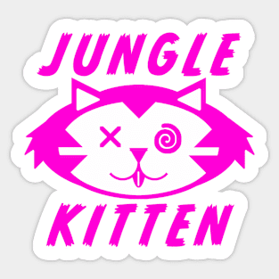 Jungle Kitten Sticker